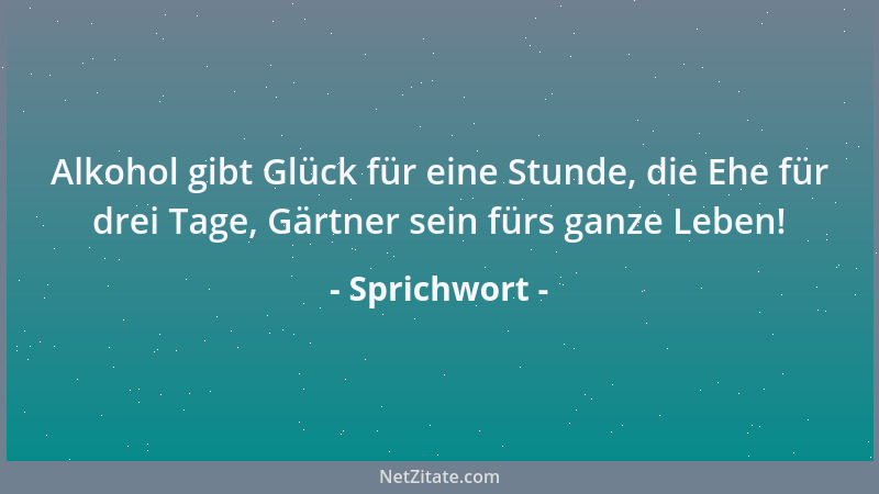 Sprichwort - Es ist nicht wahr, dass Frauen einen Mann suchen, der viel arbeitet, es genügt ihnen einer, der viel verdient....