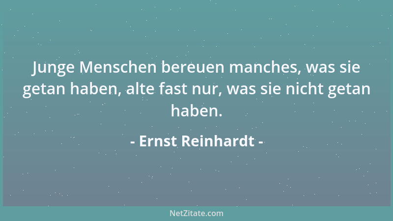 Ernst Reinhardt - Mobilität ist hilfreich, ein Standpunkt unentbehrlich....