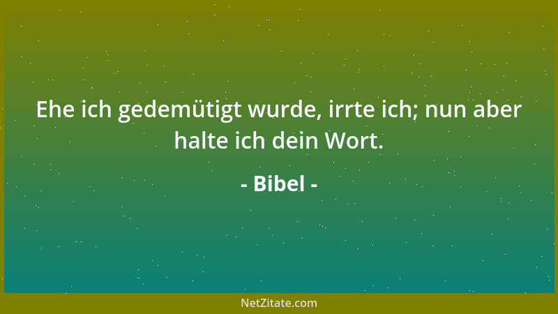 Bibel - Wehe mir, ich vergehe! Denn ich habe der Herrn gesehen....