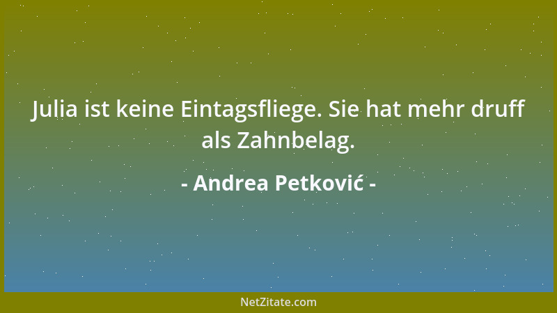 Andrea Petković - Wehe, du lässt mich nicht den Porsche Probe fahren, du geile Olle....