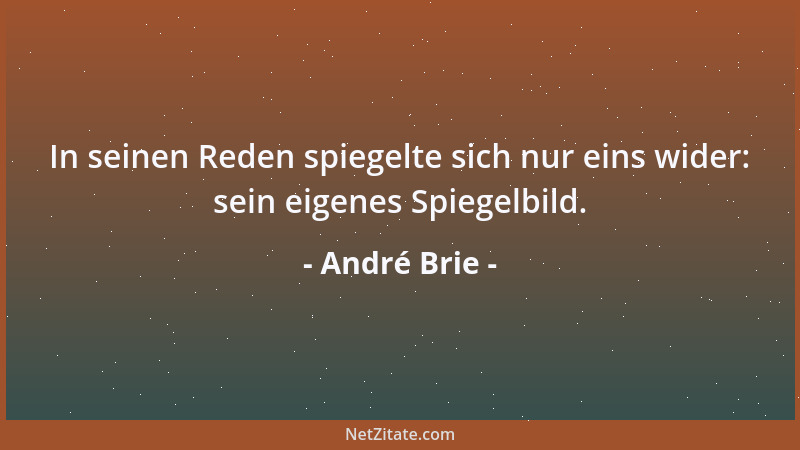 André Brie - Wie jeder von uns weiß: Ein gutes Gewissen ist sehr beliebt als sanftes Ruhekissen. Beim schlechten aber merkt...