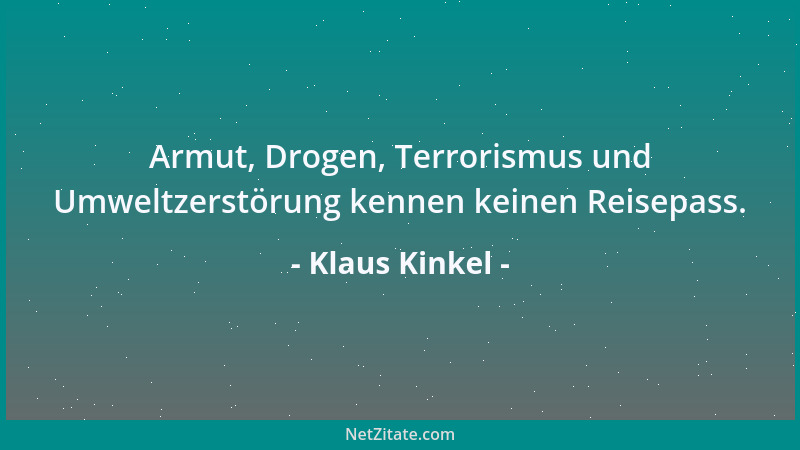 Klaus Kinkel - Ich will politisch was bewegen....