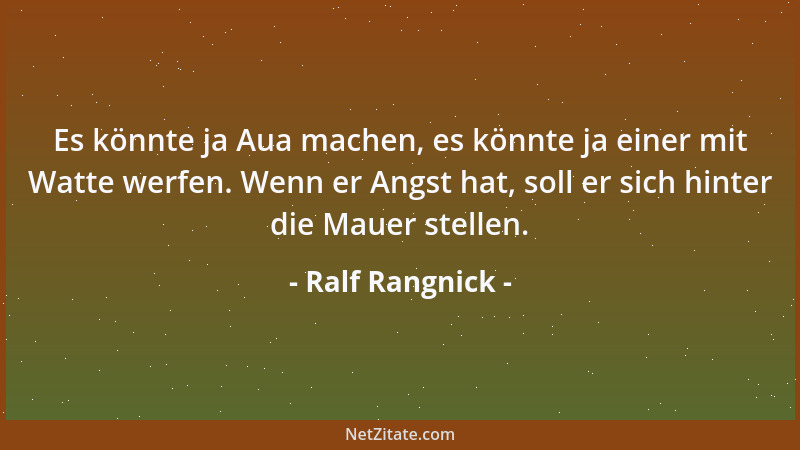 Ralf Rangnick - Sie dürfen heute feiern, aber im nicht-exzessiven Bereich....