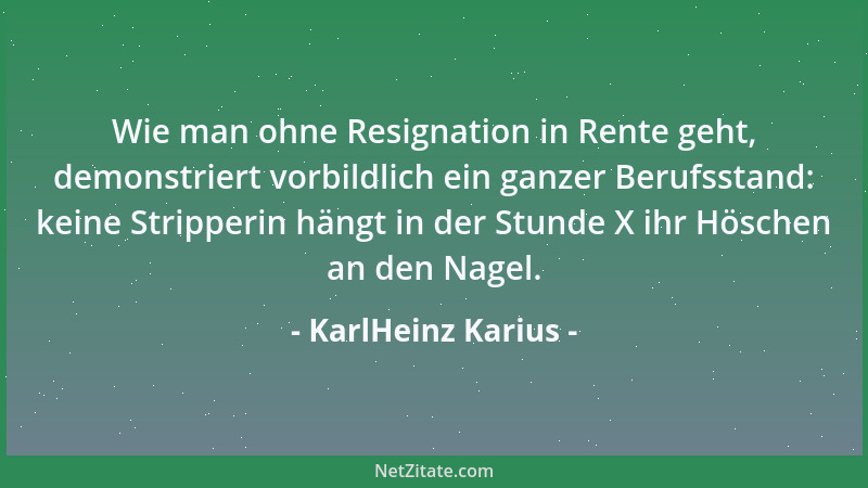 KarlHeinz Karius - Liest man Leben rückwärts, entsteht unvermeidbar Nebel. Vielleicht erklärt das wenigstens meteorologisch...