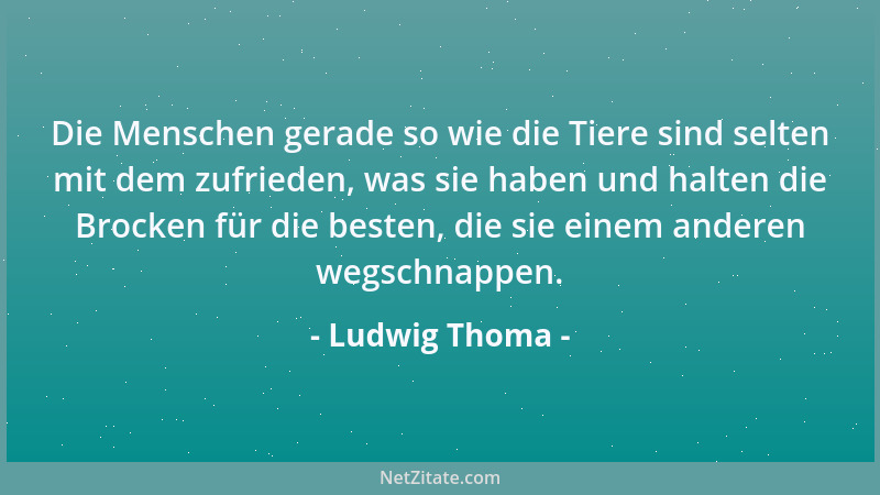 Ludwig Thoma - Nur der Lehrling lernt, der Herr lernt nicht....