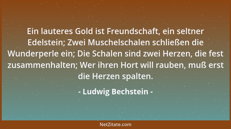 Ludwig Bechstein - Das kleine Wörtchen Muß ist doch von allen Nüssen, die Menschen knacken müssen, die allerhärt 'ste Nuß....