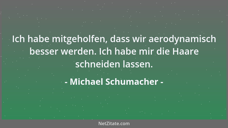 Michael Schumacher - Montreal war schon sehr warm, aber in Bahrein war es noch heißer - und selbst da hat er denselben Pull...