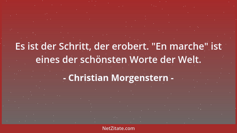 Christian Morgenstern - Was ist Religion? Sich in alle Ewigkeit weiter und höher entwickeln zu wollen....