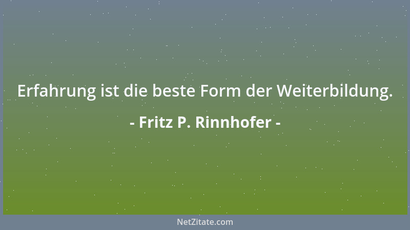 Fritz P. Rinnhofer - Wer aus einer Religionsgemeinschaft austritt, tritt in ein Nichts ein....