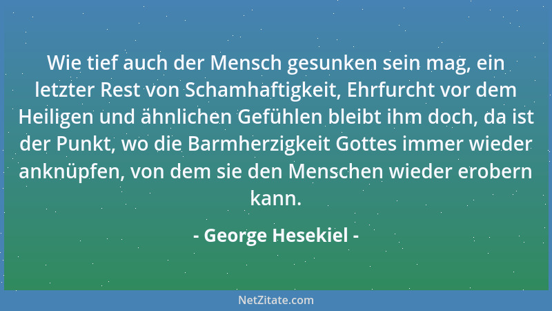 George Hesekiel - Jedes liebende Herz hofft auf Erfüllung, sonst könnte es eben nicht mehr lieben....