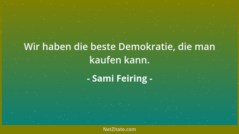 Sami Feiring - Die Minderheit regiert mit Unterstützung der Mehrheit zugunsten der Minderheit....