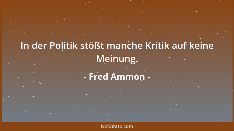 Fred Ammon - Für die Zeit, die wir uns wünschen, ist das Leben viel zu kurz....