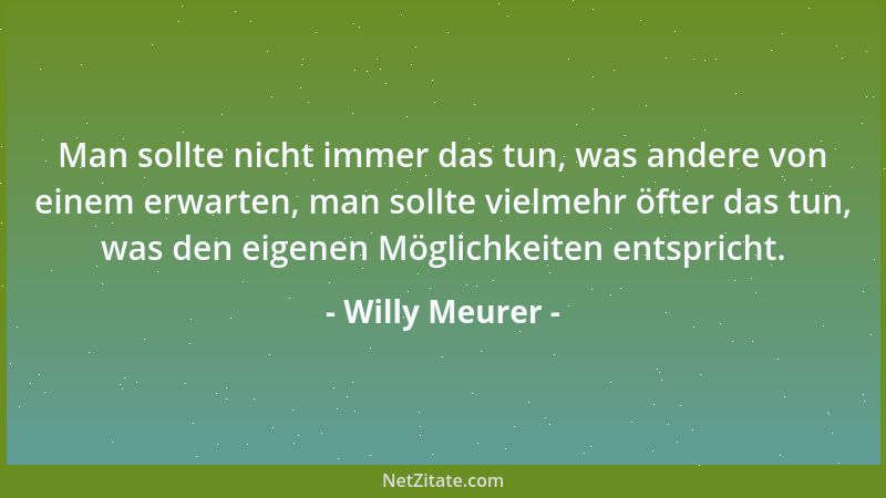 Willy Meurer - In der weitgefächerten Deutung über Symptome der Schizophrenie fehlt bisher noch die Fachrichtung  'Politik '....