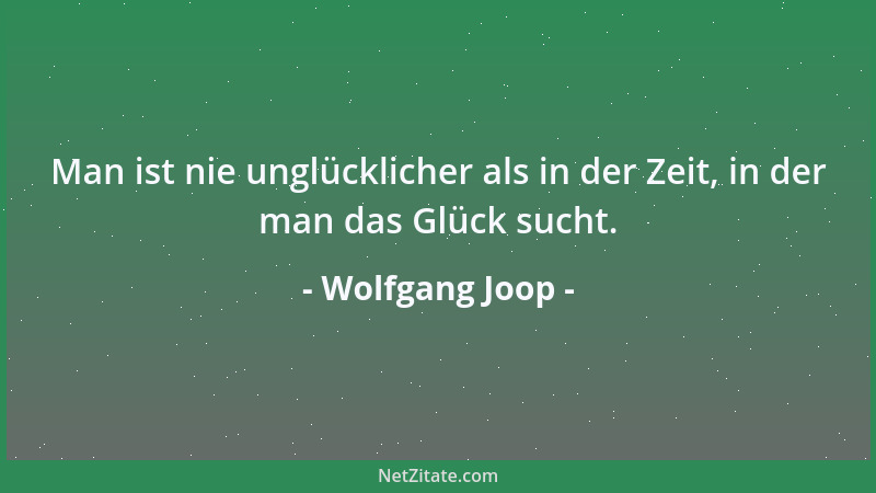 Wolfgang Joop - Ich bin sehr harmoniebedürftig....