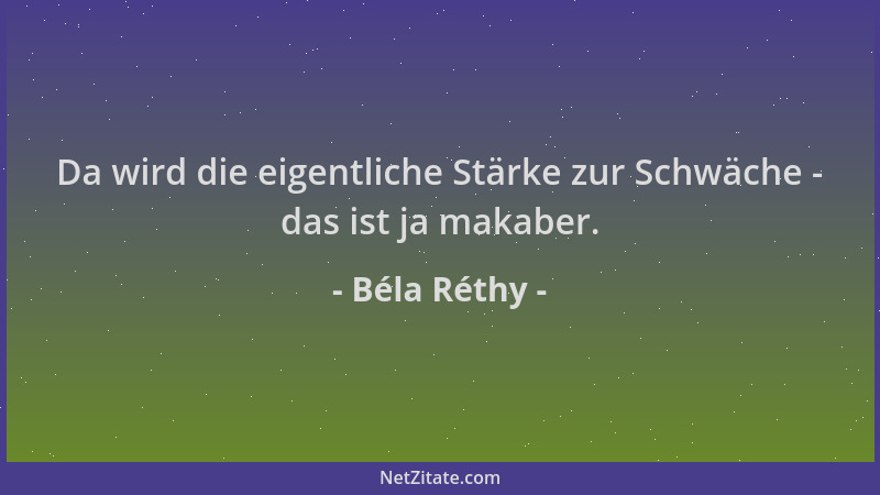 Béla Réthy - Da wird die eigentliche Stärke zur Schwäche - das ist ja makaber....