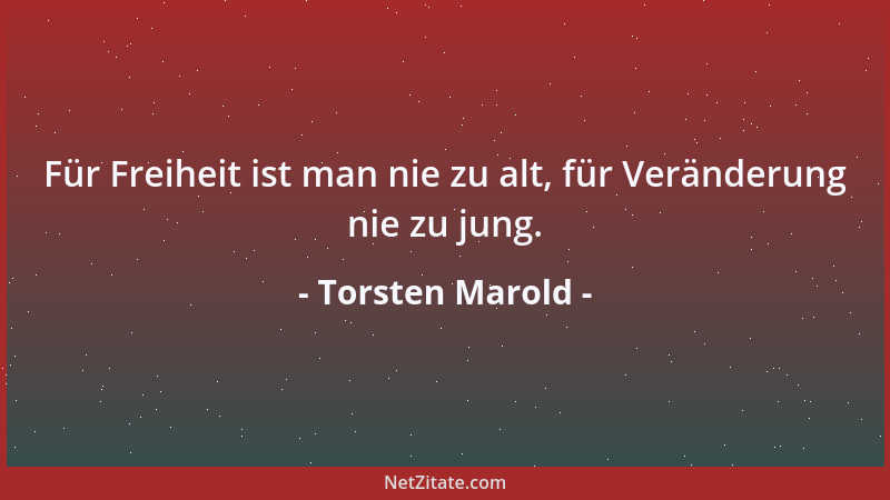 Torsten Marold - Jedes hart gekochte Ei war mal ein Weichei....