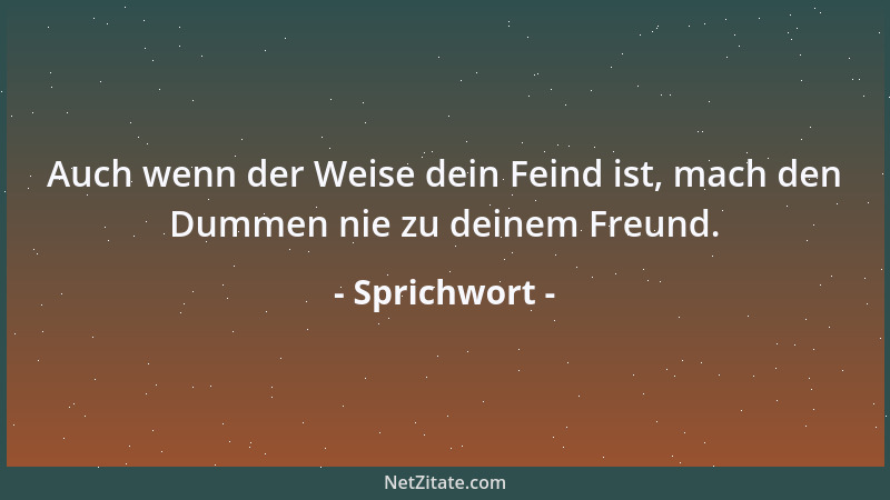 Sprichwort - Eine volle Krähe weiß nicht, wie es einer leeren zumute ist....