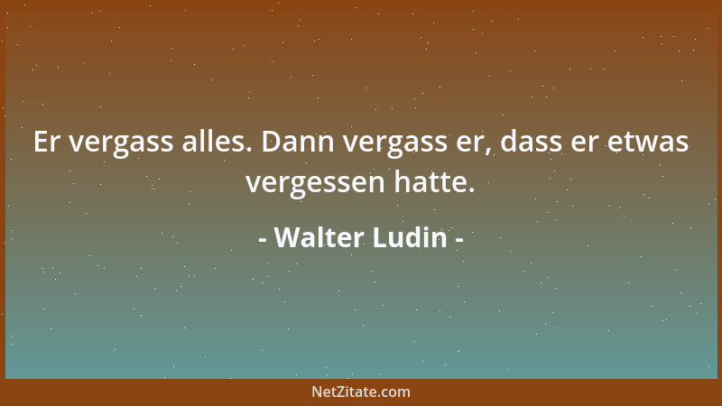 Walter Ludin - Warum meinen wir mit Täter nur die Übeltäter?...