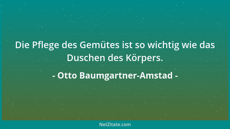 Otto Baumgartner-Amstad - Am Krankenbett ist die Hoffnung der liebste Gast....