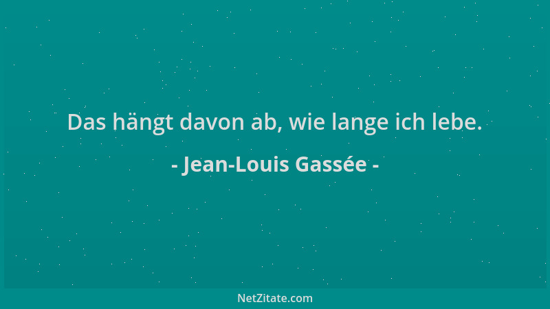 Jean-Louis Gassée - Das hängt davon ab, wie lange ich lebe....