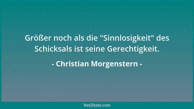 Christian Morgenstern - Meine Methode, ein Wort durch den Gestus zu finden....