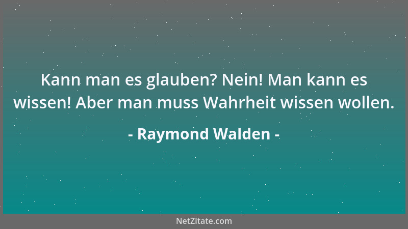 Raymond Walden - Nicht alle Wunden heilt die Zeit, sie schlägt sogar neue, besonders im Alter....