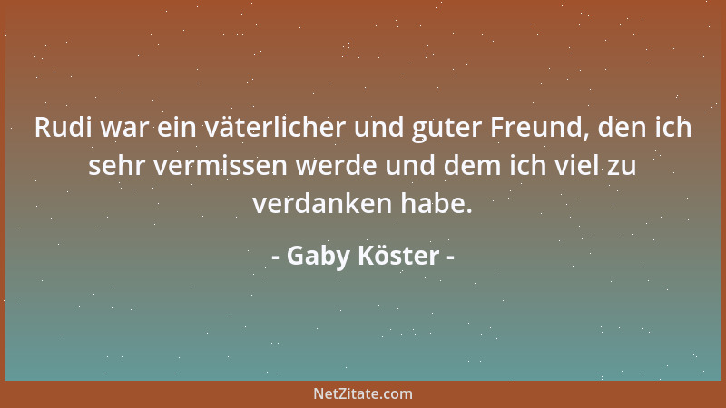 Gaby Köster - Menschen mit schlechtem Gedächtnis werden automatisch Kellner....