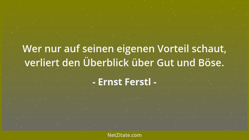 Ernst Ferstl - Ein Nein lässt sich leichter zurücknehmen als ein Ja....