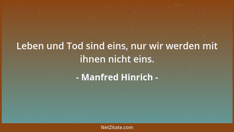 Manfred Hinrich - Eiserner Vorhang hoch, finanzieller Vorhang runter....