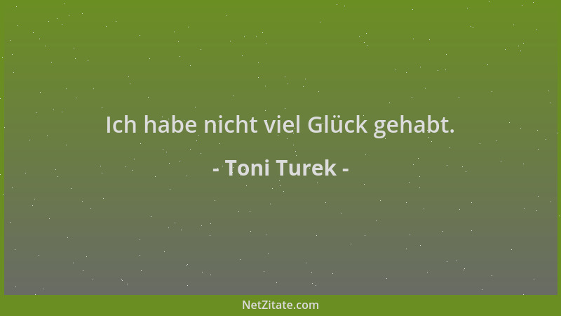 Toni Turek - Ich habe nicht viel Glück gehabt....