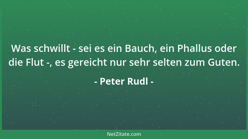 Peter Rudl - Nichts zu bereuen ist für gewöhnlich ein Ausdruck von unübertrefflicher Arroganz, gelegentlich aber auch von e...