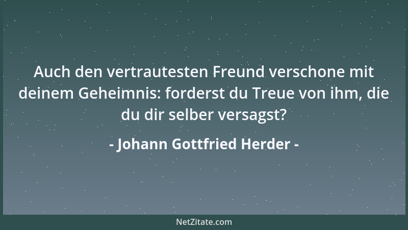 Johann Gottfried Herder - Ein Mensch in verschiedenen Lebenszeiten ist sich nicht gleich, denkt anders, nachdem er anders e...