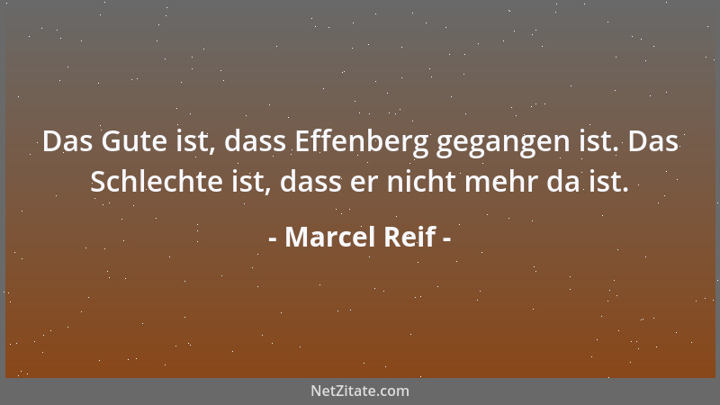 Marcel Reif - Das Gute ist, dass Effenberg gegangen ist. Das Schlechte ist, dass er nicht mehr da ist....