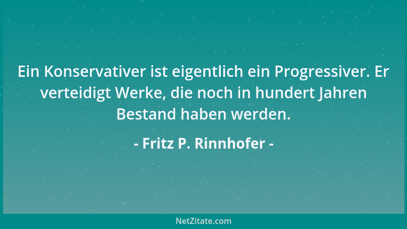 Fritz P. Rinnhofer - Der kritische Geist ist ein Kosmopolit....