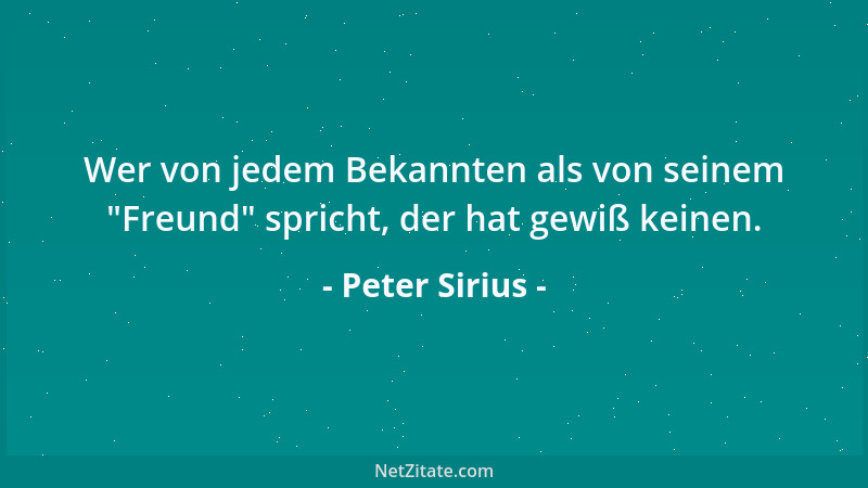 Peter Sirius - Die Perücke ist eine  "Behauptung ", die niemand gern zugibt....