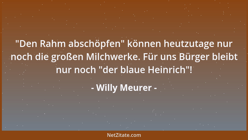 Willy Meurer - Wer allen Vieles bietet - bietet vielen wenig!...