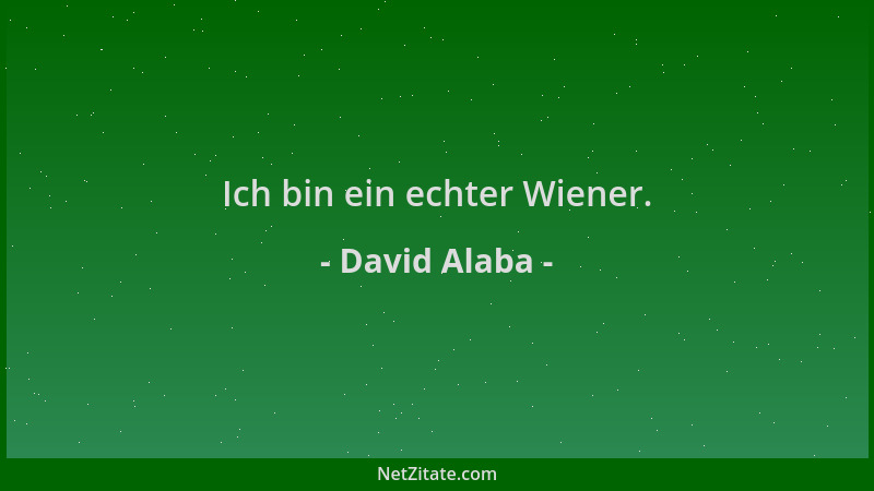 David Alaba - Ich bin ein echter Wiener....