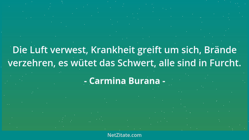 Carmina Burana - Unschuldig wird man bestraft, das Mündel bedrängt, der Geringe gemartert, Witwen werden genötigt, der Schw...