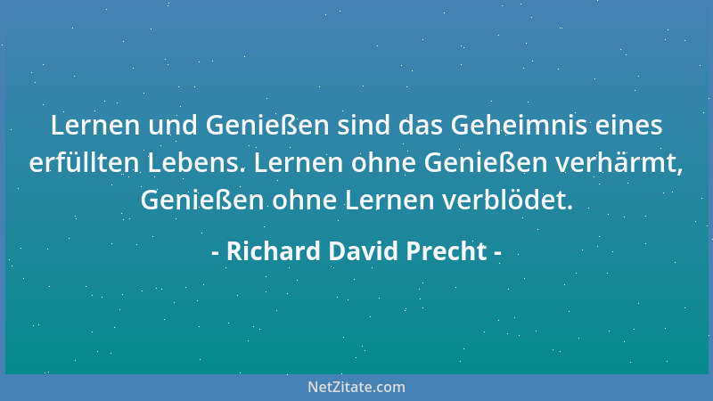 Richard David Precht - In dieser Krisensituation von Steuersenkung zu reden, das wäre so, als würde man auf der Titanic die...