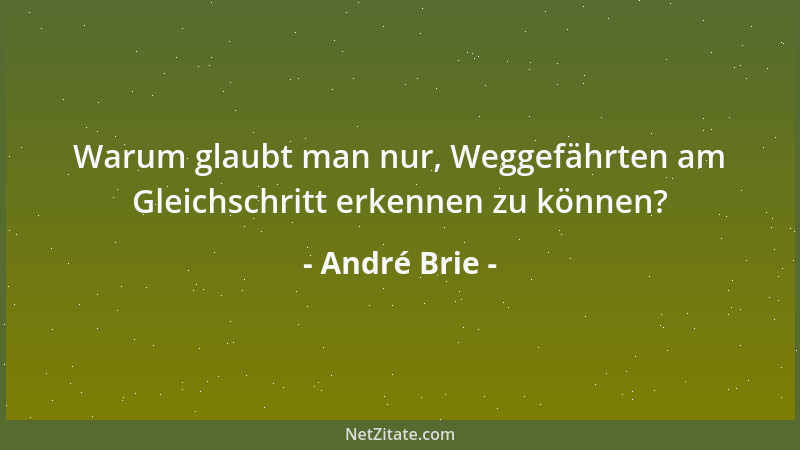 André Brie - Die Mode ändert sich oft, aber auf das Feigenblatt verzichtet sie nie....