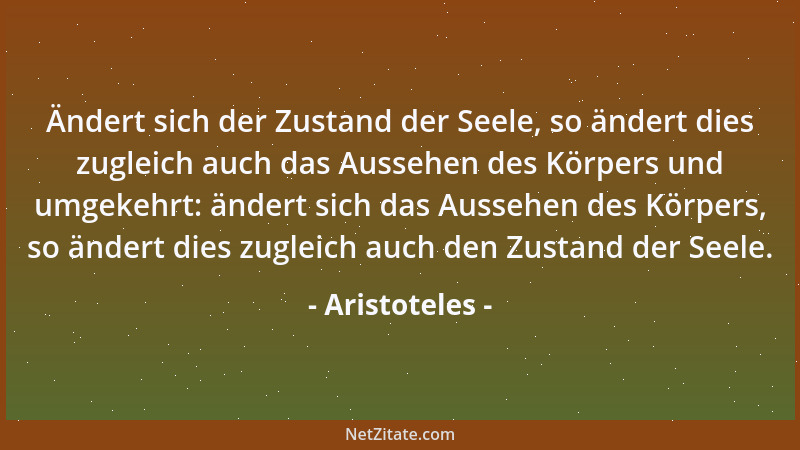 Aristoteles - Denn eine Schwalbe macht noch keinen Frühling, ein einziger Tag auch nicht; ebenso macht auch ein einziger Ta...