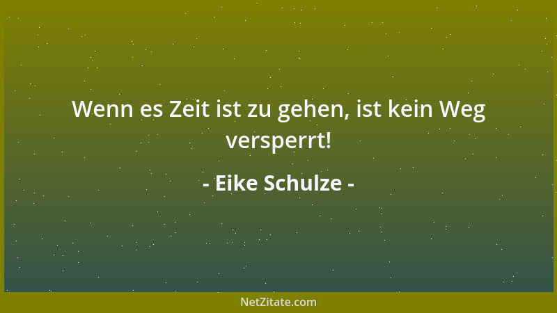 Eike Schulze - Ein Gedanke hat keine Arbeitszeiten....