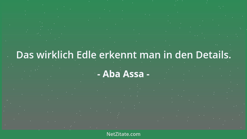Aba Assa - Viele Füße machen einen Weg....