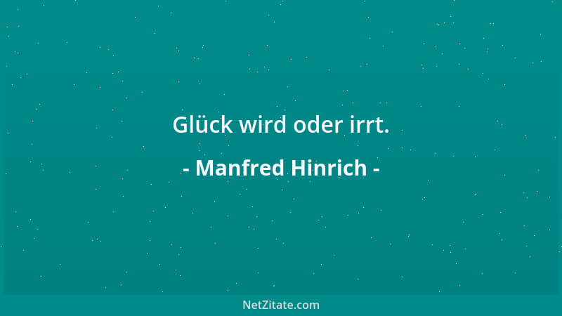 Manfred Hinrich - Charme ist mitgebrachter Sonnenschein....