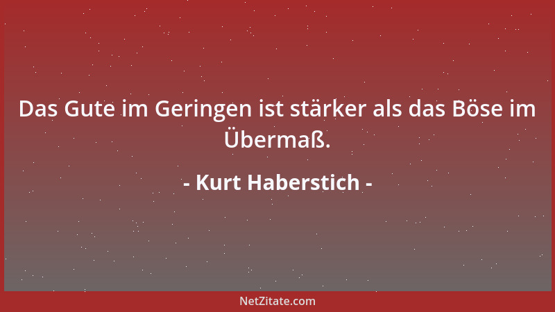 Kurt Haberstich - Es ist ein Unterschied, ob Hände geben oder ein Herz schenkt....
