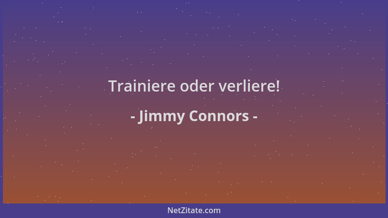 Jimmy Connors - Trainiere oder verliere!...