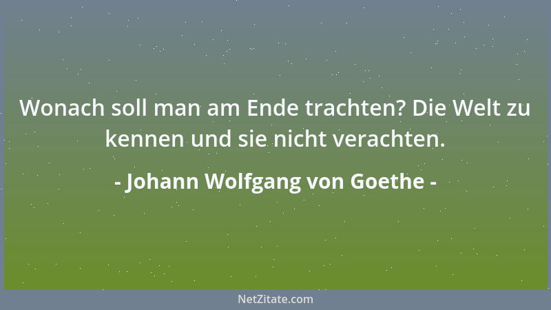 Johann Wolfgang von Goethe - Hast du Begriff von Öd ' und Einsamkeit?...