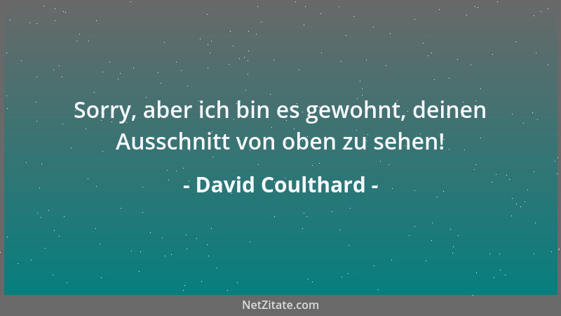 David Coulthard - Ich behaupte nicht, dass ich auch nur einen Bruchteil von Max ' Gehirnleistung aufbringen kann....