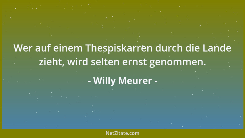 Willy Meurer - Was man findet, hängt auch oft davon ab, was man gesucht hat....