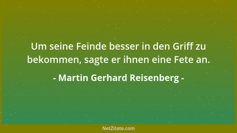Martin Gerhard Reisenberg - Manch Schritt zurück stellt keinen Fortschritt, dafür aber eine Rettung dar....